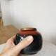 Vintage Lava Glaze Vase: KIL Yugoslavia, 1970s Mid-Century Decor