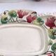 Large earthenware hollow dish KG Saint Clément France 36 cm