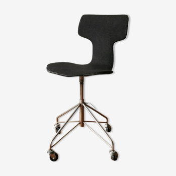 Chaise de bureau 3113 d'Arne Jacobsen pour Fritz Hansen 1950