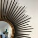 Sun mirror witch's eye Chaty 71cm vintage 1960