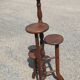 Wooden saddle plant holder