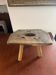 Small rustic farm stool