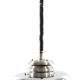 Vintage chrome pendant from the 1960s.