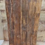 Ancienne armoire vitrée Art déco en teck birman