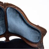 French antique armchairs from around 1890. After renovation.