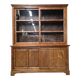 Armoire, vaisselier vitré vintage en bois