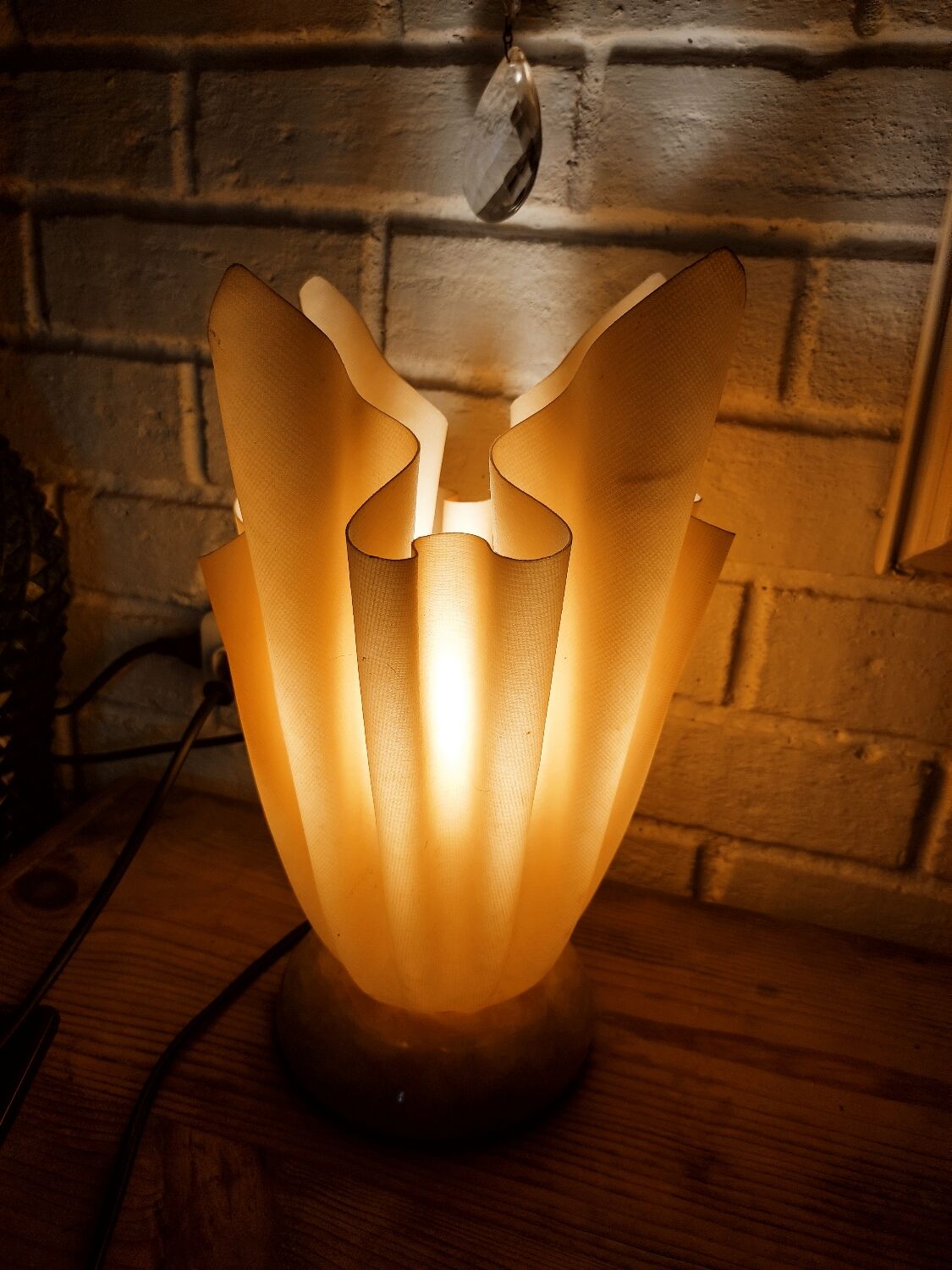 Drapped lamp