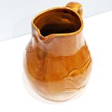 Handmade pitcher in vintage ceramic St Clement. Numbered. In perfect condition.