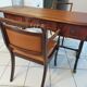 English flap desk and these 2 armchairs early XXeme