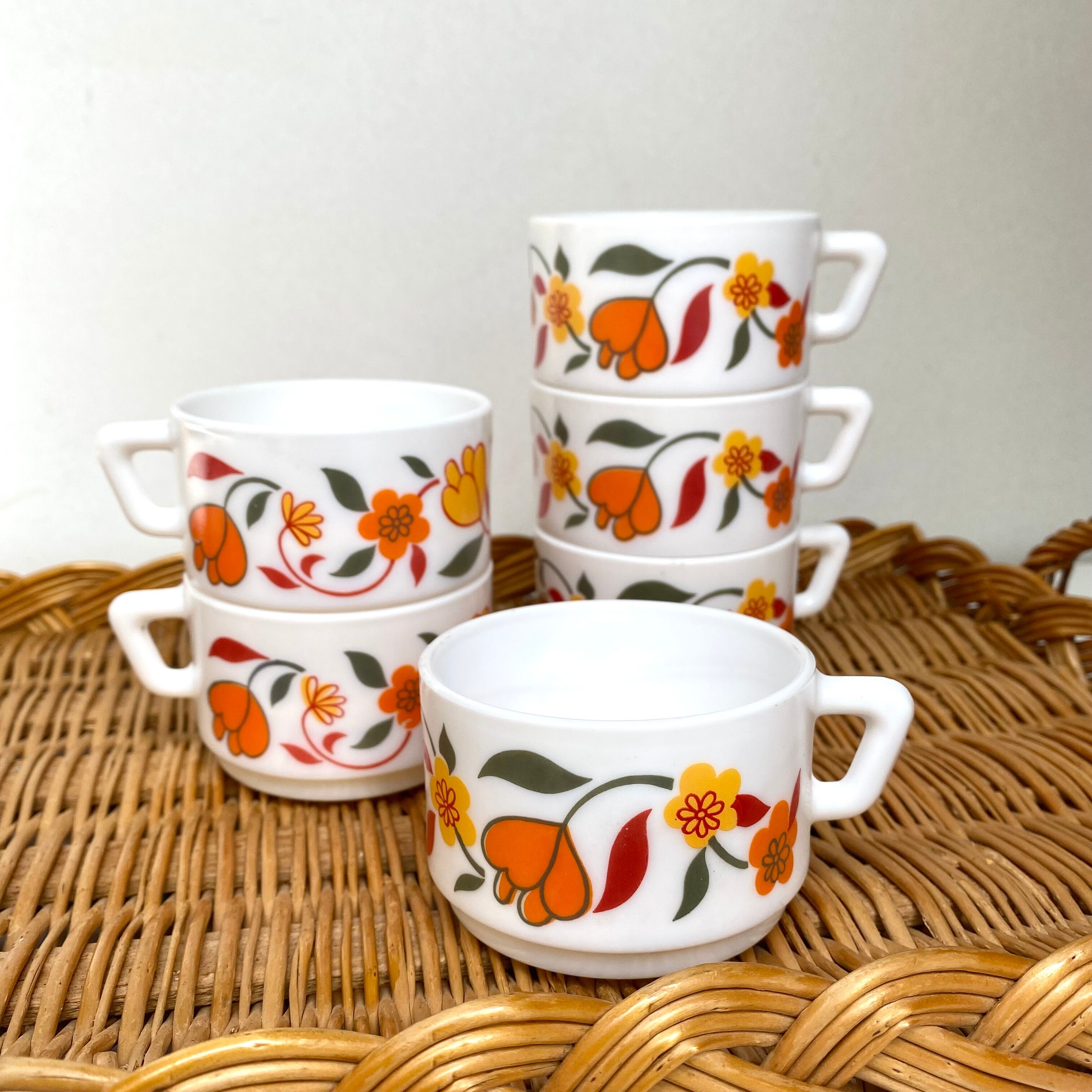 Vintage Acopal coffee cups