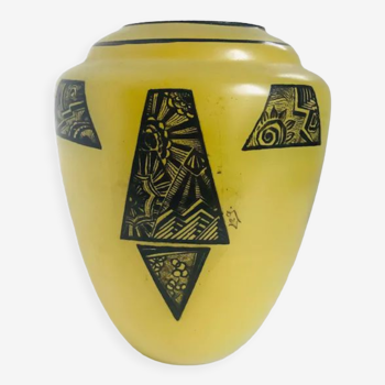 Art Deco vase signed Legras