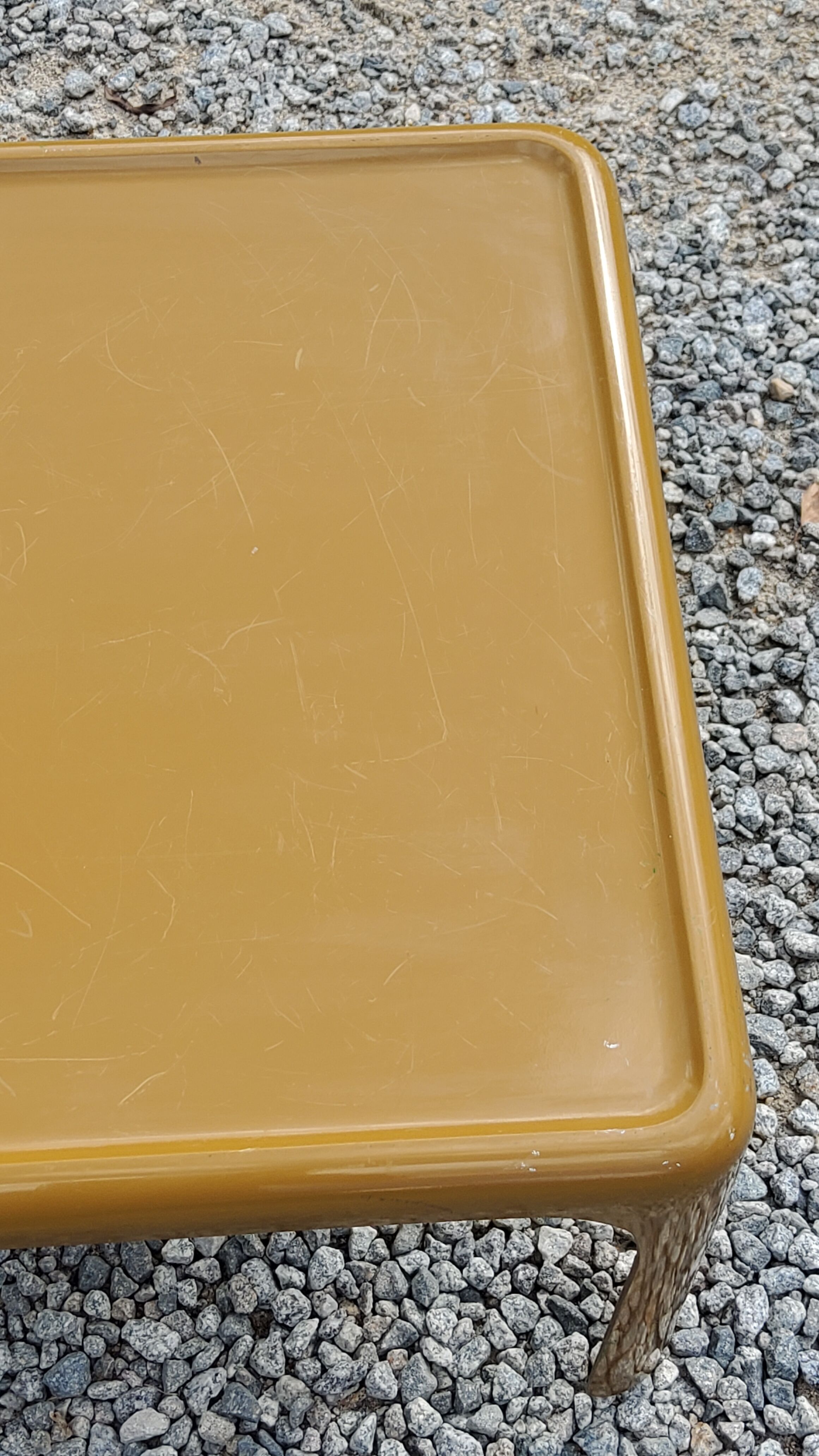 70s fiberglass coffee table