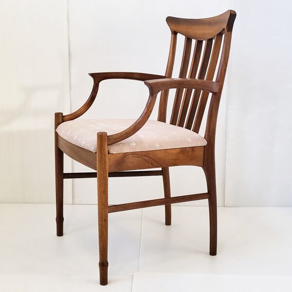 Paire de fauteuils scandinaves 1960 en teck