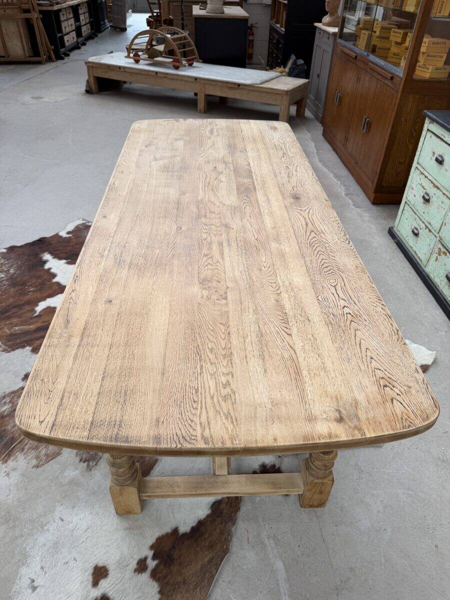 1960s oak farmhouse table