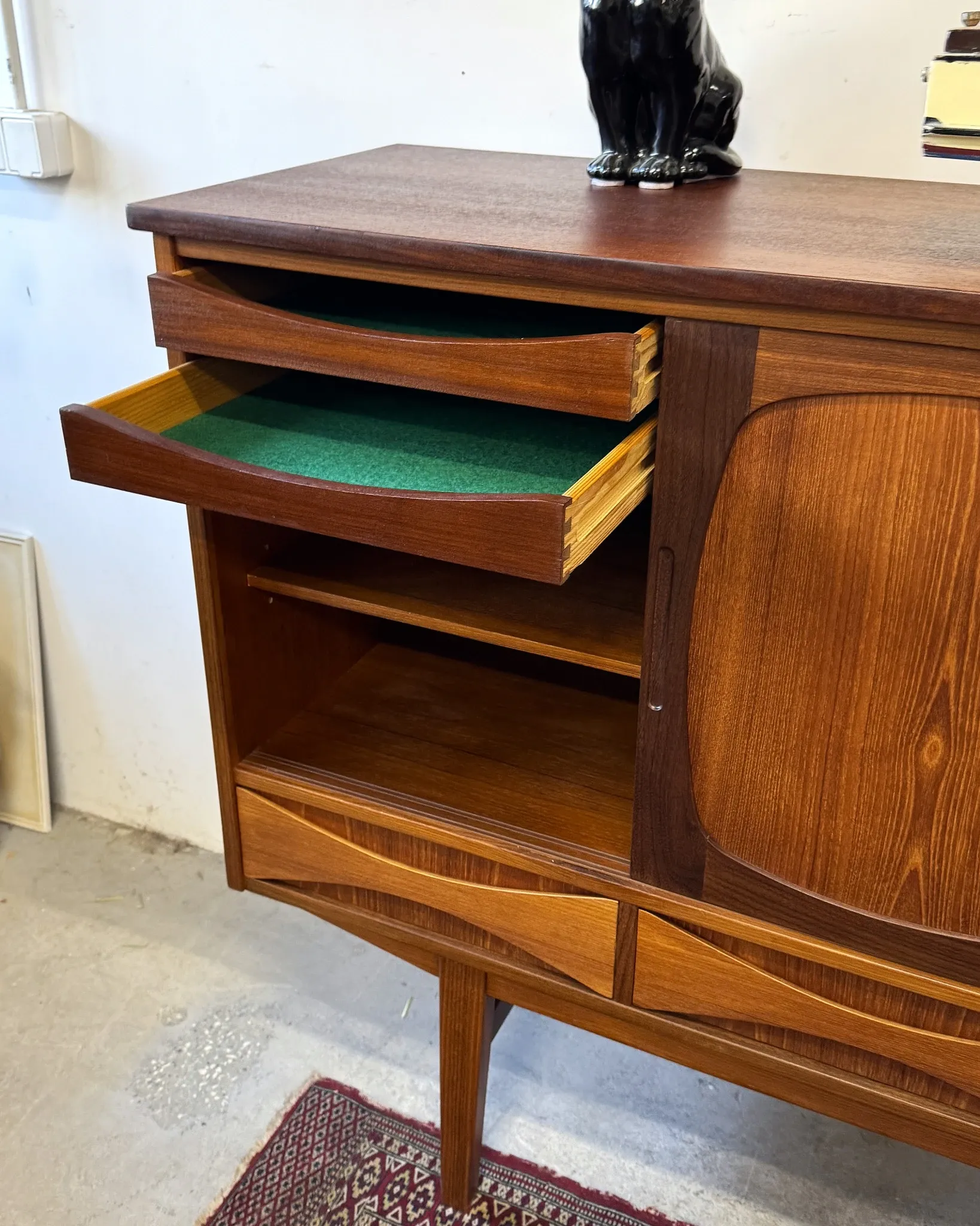 Teak sideboard, Denmark, 1960s/70s, vintage, mid-century modern