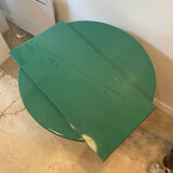 Lacquered round table