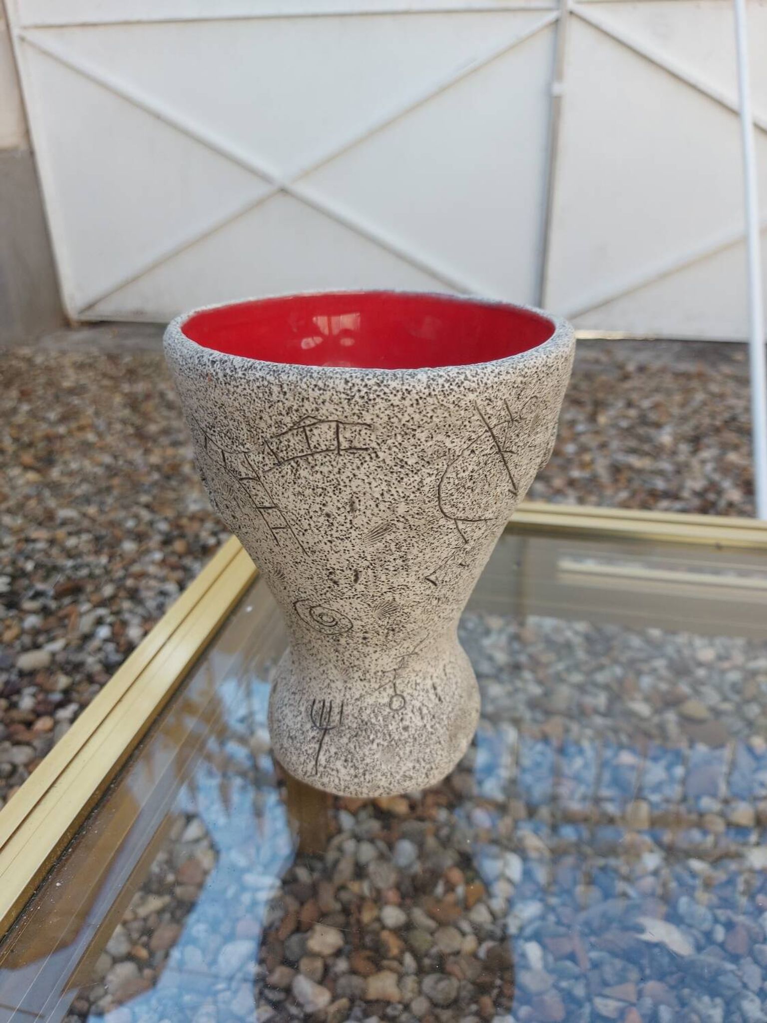 Vase en ceramique éthnique Francis triay