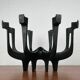Danish metal candlestick in mid-century style by Gunnar Cyren for Dansk Designs Denmark, 1960s.