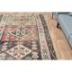 1970s Turkish Oushak Handmade Wool Cotton Red Runner Rug 131x354