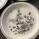6 vintage Pinewood dinner plates