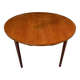 Teak table, vintage Scandinavian style from the 1960s, with hidden extension
