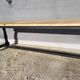 Two-tone coffee table bench, 19th century