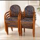 2 armchairs with armrests by Baumann