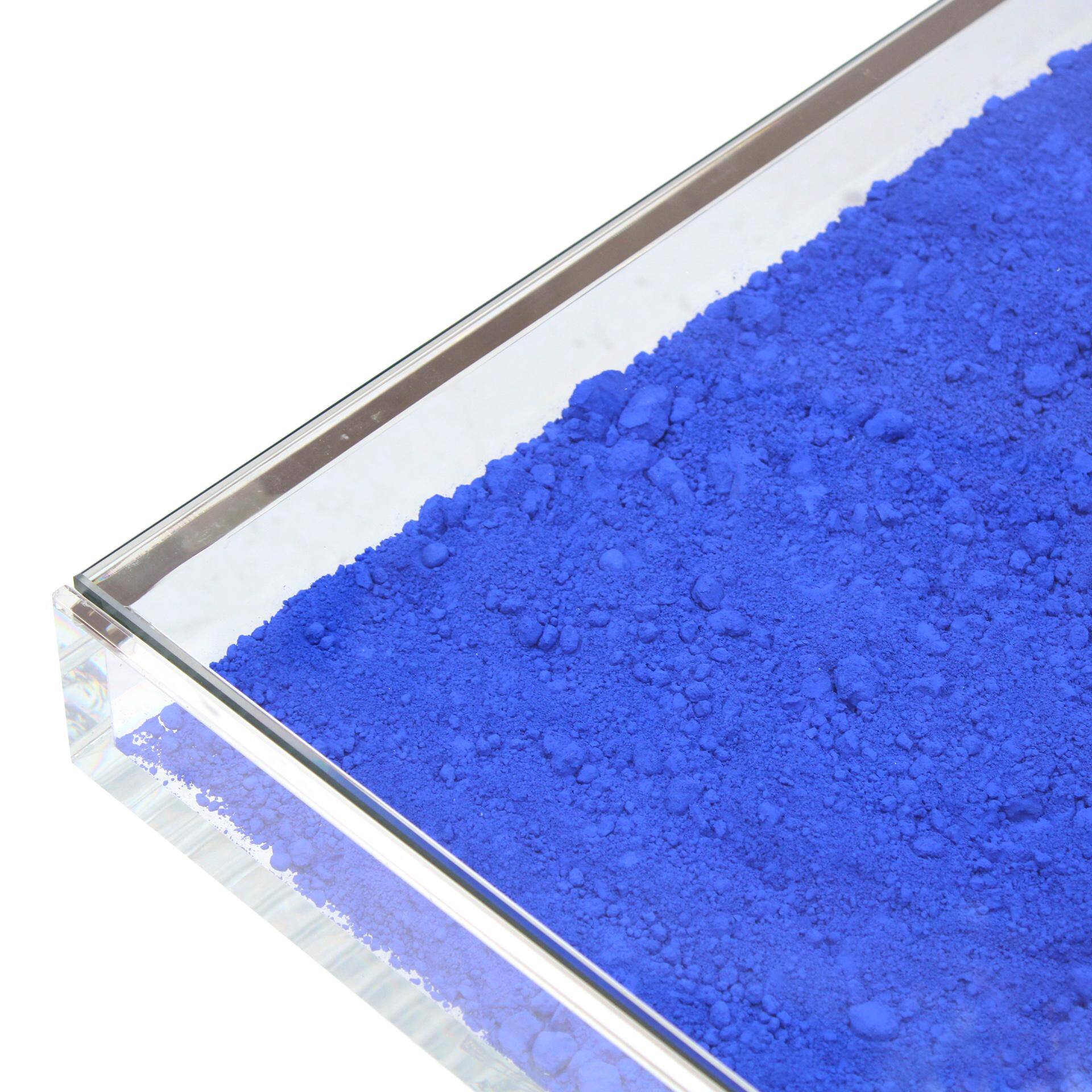 Yves Klein Contemporary Mod Klein Blue French Square Coffee Table