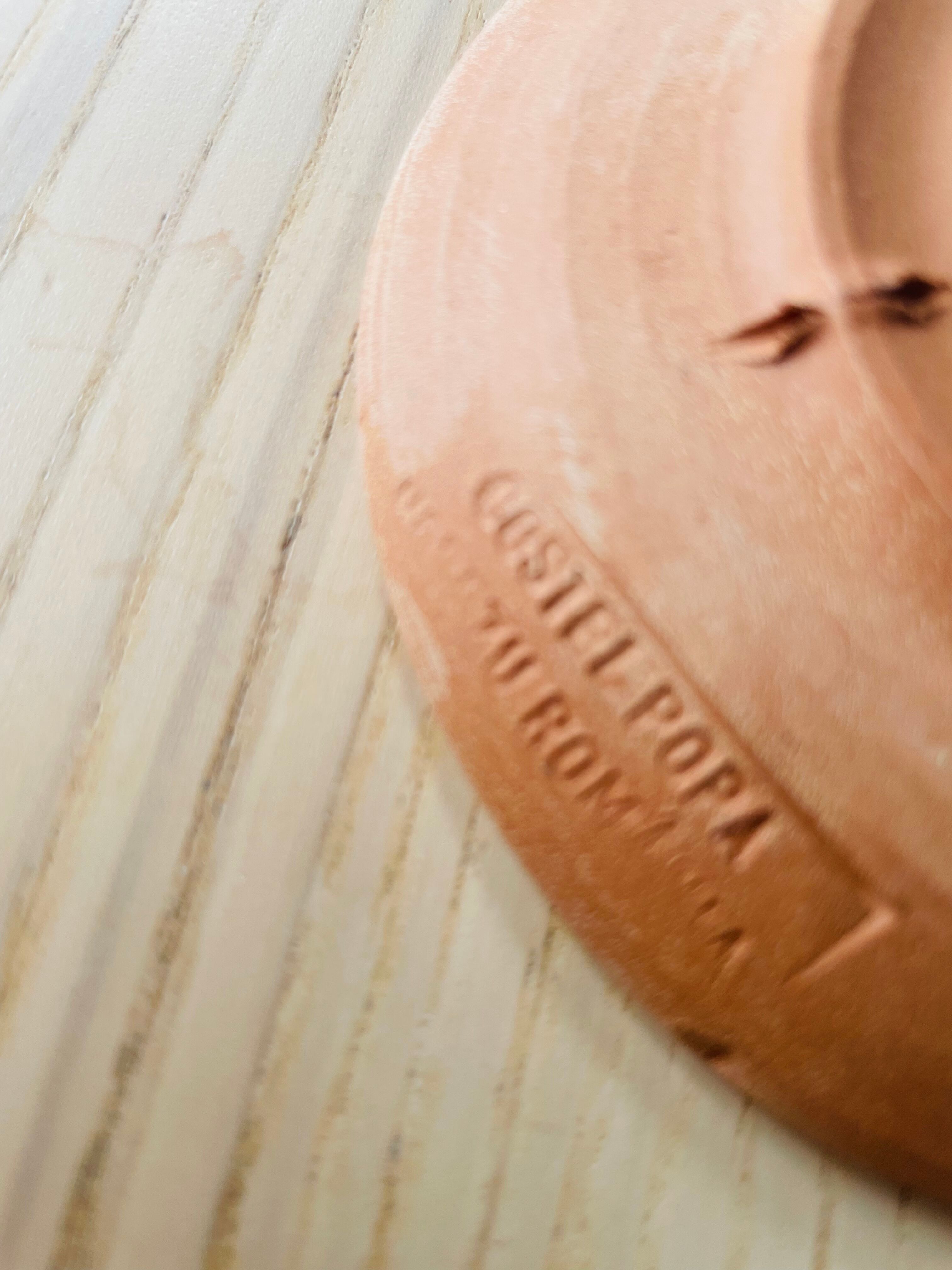 Romanian handicraft ceramic plate