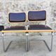 2 chaises Cesca B32 Marcel Breuer