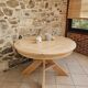 Table ronde orme style Pierre Chapo