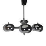 Chrome sputnik space age pendant lamp