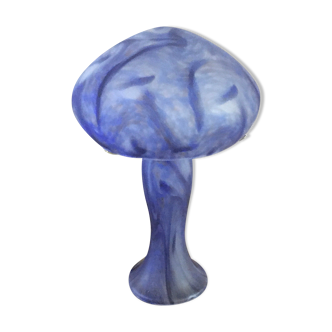 Old mushroom lamp made of glass paste