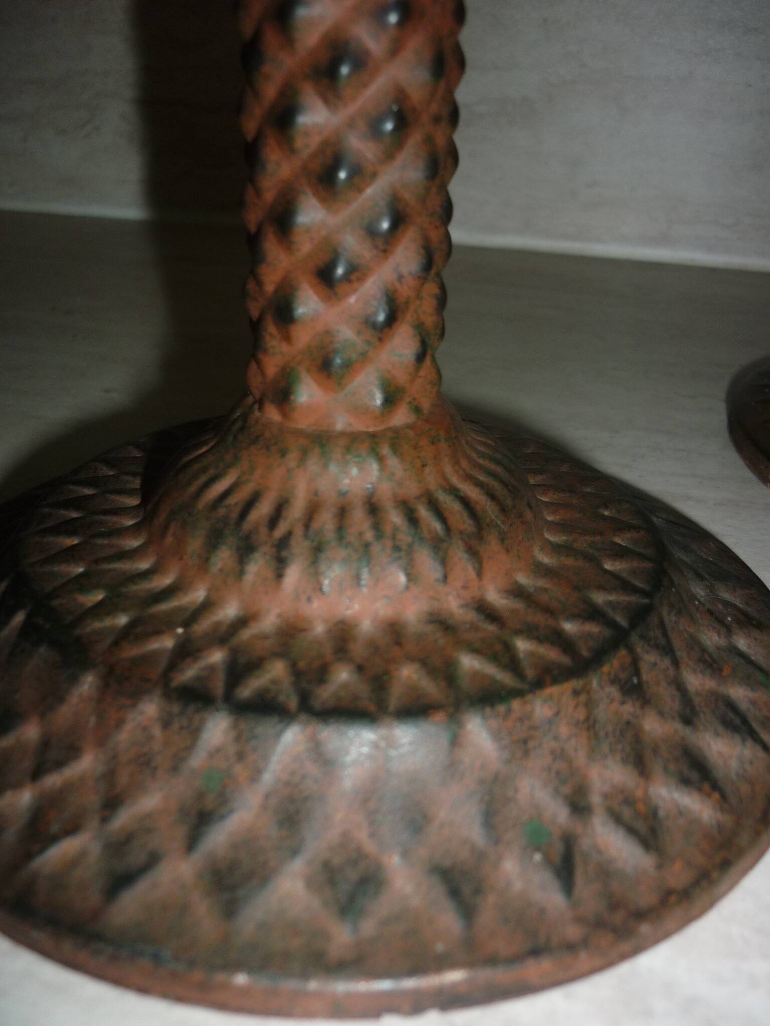 Lot Palm tree candle holders and palm tree with a monkey