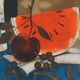 Yves Ganne: The White Pitcher and the Watermelon, original signed lithograph