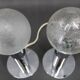 Paire de lampes chromées des années 1970, Italie