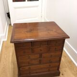 Piece of furniture with drawers style marine mahogany