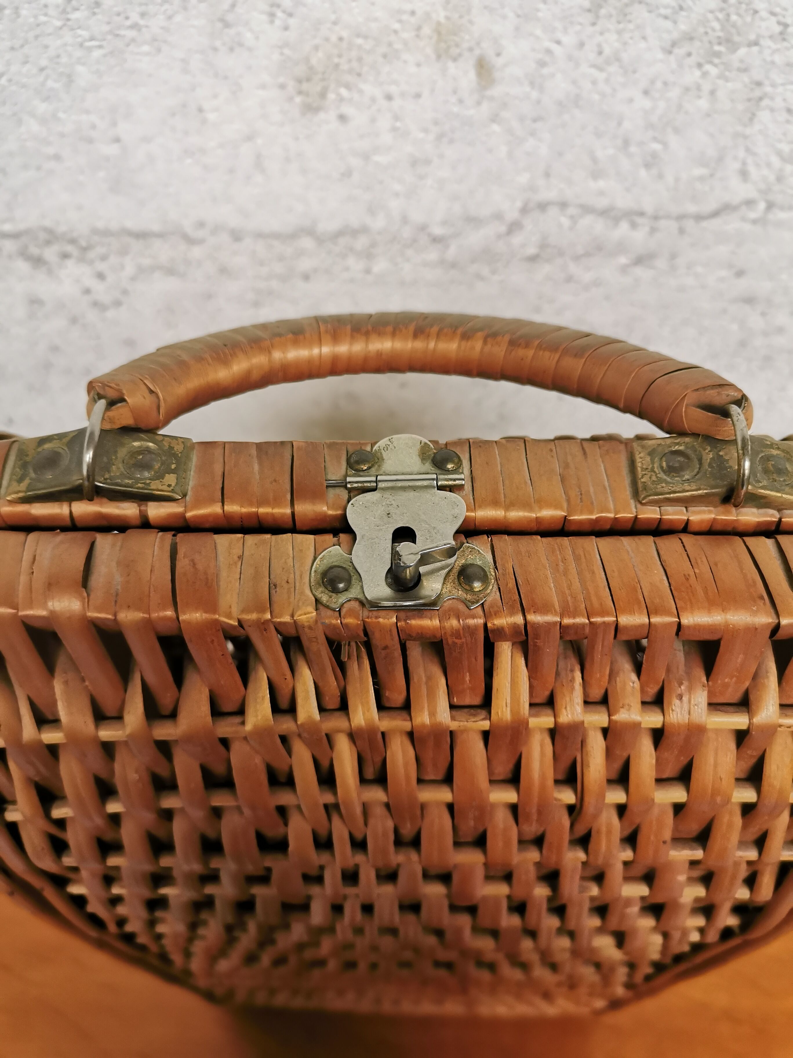 Wicker bottle basket 'Fauchon'