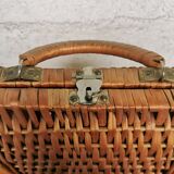 Wicker bottle basket 'Fauchon'