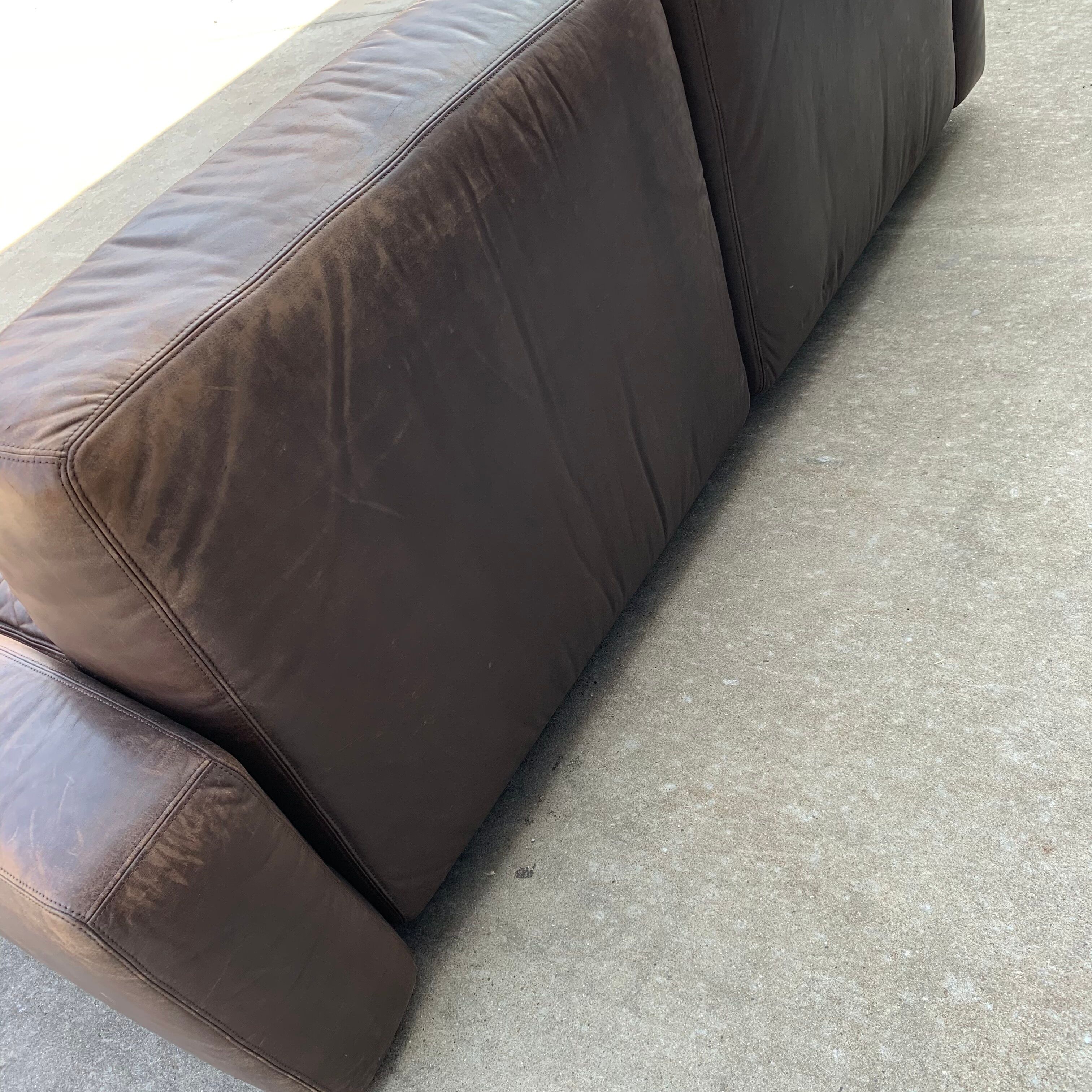 Leather sofa