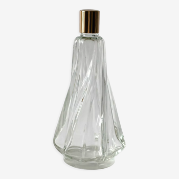 Flacon à parfum en verre torsadé