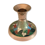 Hand-painted candle holder