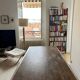 Folding industrial-style dining table