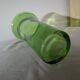 Vintage green glass vase – flared neck – 1960s/70s