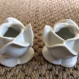 Porcelain candlesticks