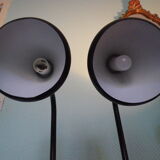 Lamps with tilting lampshade, Italian design from the 70s
