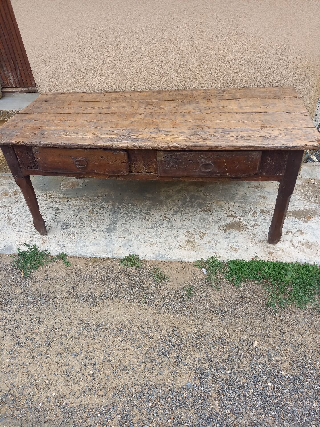 Very old office table