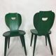 Set of 4 chairs mid-century pine by Carl Malmsten for Svensk as Sweden