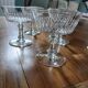 6 coupes à champagne anciennes en cristal