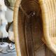Fauteuils vintage en rotin Driade King Tubby de Miki Astori